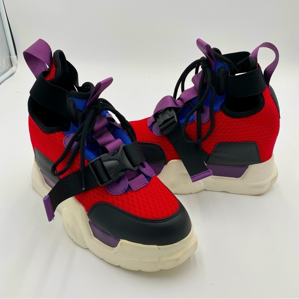 Anthony Wang Mulberry-02 Colorful Y2K Chunky Platform Fashion Sneakers‎ Size 8.5